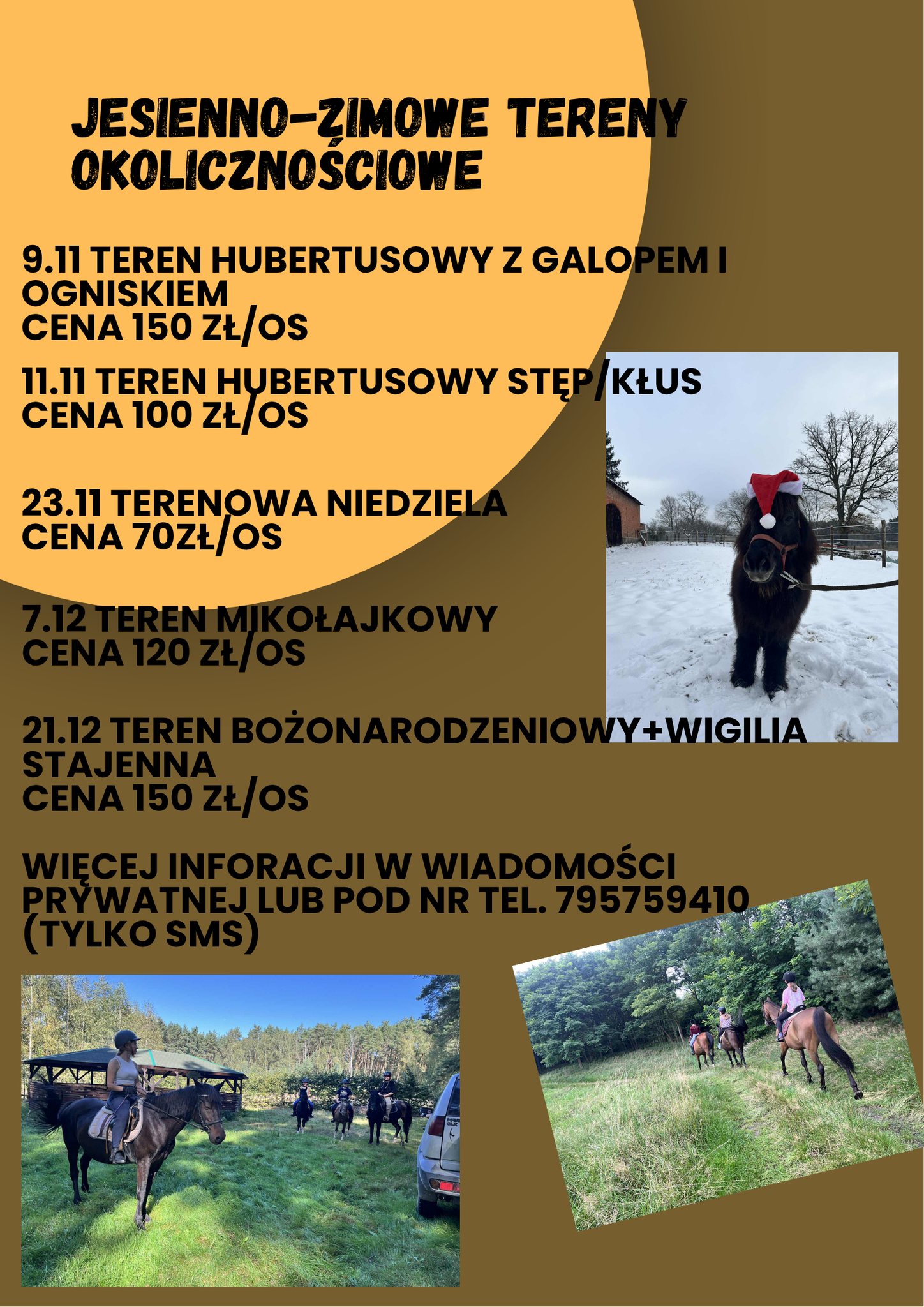 Jesienno-zimowe tereny okolicznościowe